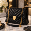 Black/Gold Bag Small - 76-4381