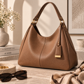 Large Shoulder Bag – Caramel Brown